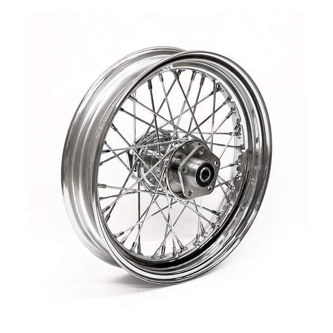 3.00 X 16 Rear Wheel 40 Spokes Chrome Rear Wheels 16 Inch Mcs