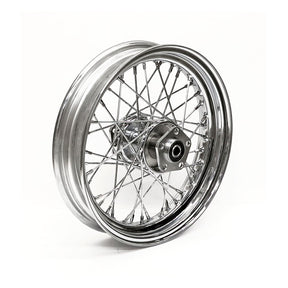 3.00 X 16 Rear Wheel 40 Spokes Chrome Rear Wheels 16 Inch Mcs