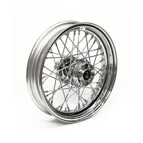 3.00 X 16 Rear Wheel 40 Spokes Chrome Rear Wheels 16 Inch Mcs