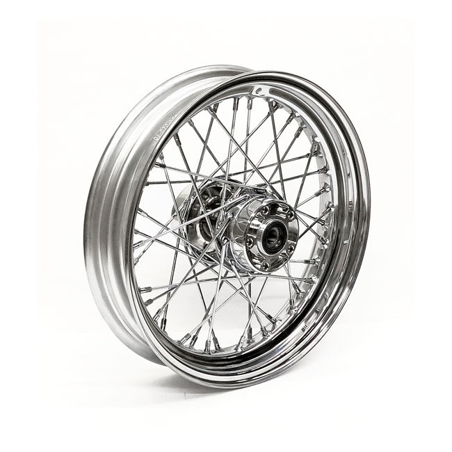 3.00 X 16 Rear Wheel 40 Spokes Chrome Rear Wheels 16 Inch Mcs