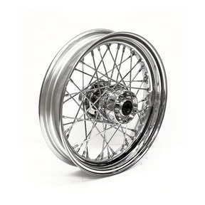 3.00 X 16 Rear Wheel 40 Spokes Chrome Rear Wheels 16 Inch Mcs