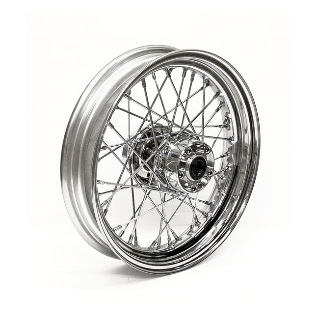 3.00 X 16 Rear Wheel 40 Spokes Chrome Rear Wheels 16 Inch Mcs