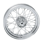 3.00 X 16 Wheel 40 Spokes Chrome Rear Wheels 16 Inch Mcs
