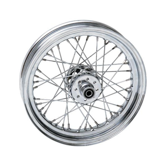 3.00 X 16 Rear Wheel 40 Spokes Chrome Rear Wheels 16 Inch Mcs