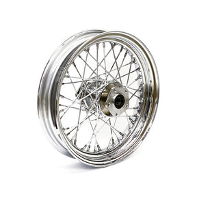 3.00 X 16 Front Wheel 40 Spokes Chrome Front Wheels 16 Inch Mcs
