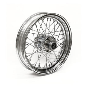 3.00 X 16 Front Wheel 40 Spokes Chrome Front Wheels 16 Inch Mcs