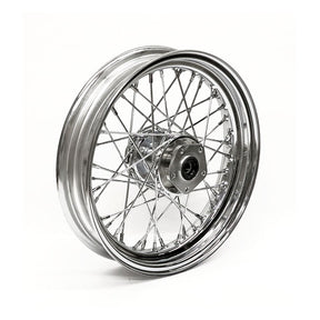 3.00 X 16 Front Wheel 40 Spokes Chrome Front Wheels 16 Inch Mcs