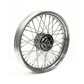 2.50 X 19 Front Wheel 40 Spokes Chrome Front Wheels 19 Inch Mcs