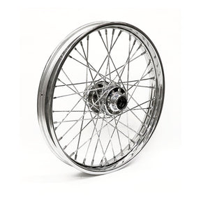 2.15 X 21 Front Wheel 40 Spokes Chrome Front Wheels 21 Inch Mcs