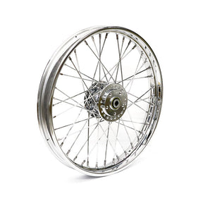 2.15 X 21 Front Wheel 40 Spokes Chrome Front Wheels 21 Inch Mcs