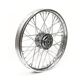 2.15 X 21 Front Wheel 40 Spokes Chrome Front Wheels 21 Inch Mcs
