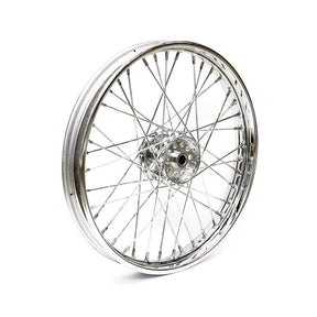 2.15 X 21 Front Wheel 40 Spokes Chrome Front Wheels 21 Inch Mcs