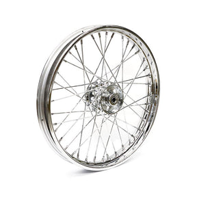 2.15 X 21 Front Wheel 40 Spokes Chrome Front Wheels 21 Inch Mcs