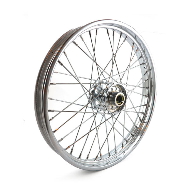 2.15 X 21 Front Wheel 40 Spokes Chrome Front Wheels 21 Inch Mcs