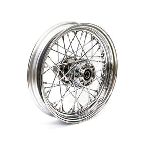 3.00 X 16 Rear Wheel 40 Spokes Chrome Rear Wheels 16 Inch Mcs