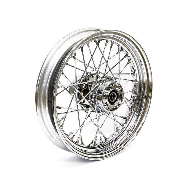 3.00 X 16 Rear Wheel 40 Spokes Chrome Rear Wheels 16 Inch Mcs