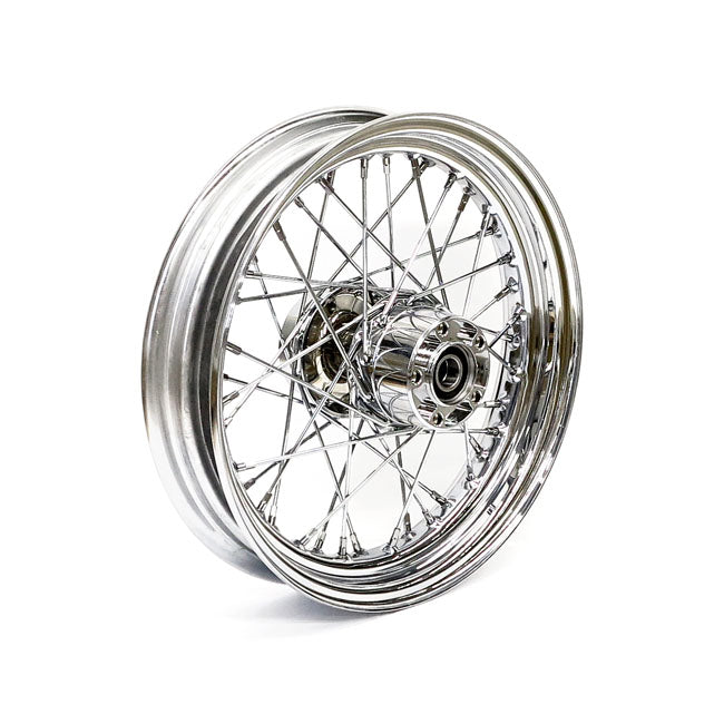 3.00 X 16 Rear Wheel 40 Spokes Chrome Rear Wheels 16 Inch Mcs