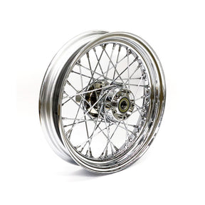 3.00 X 16 Rear Wheel 40 Spokes Chrome Rear Wheels 16 Inch Mcs