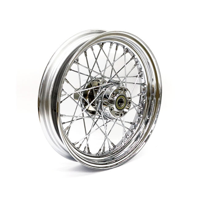 3.00 X 16 Rear Wheel 40 Spokes Chrome Rear Wheels 16 Inch Mcs