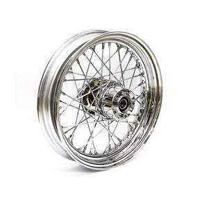 3.00 X 16 Rear Wheel 40 Spokes Chrome Rear Wheels 16 Inch Mcs