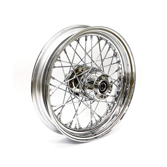 3.00 X 16 Rear Wheel 40 Spokes Chrome Rear Wheels 16 Inch Mcs