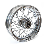 4.50 X 17 Rear Wheel 40 Spokes Chrome Rear Wheels 16 Inch Mcs