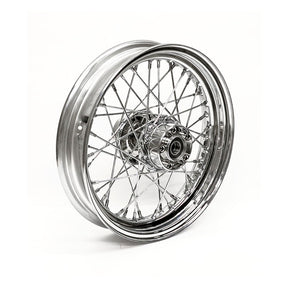 3.00 X 16 Rear Wheel 40 Spokes Chrome Rear Wheels 16 Inch Mcs