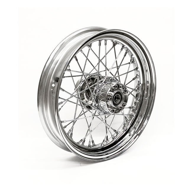 3.00 X 16 Rear Wheel 40 Spokes Chrome Rear Wheels 16 Inch Mcs