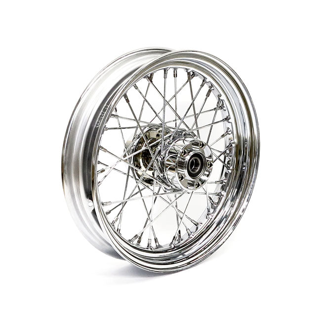 3.00 X 16 Rear Wheel 40 Spokes Chrome Rear Wheels 16 Inch Mcs