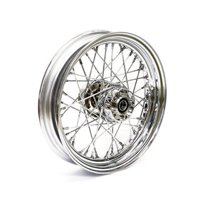 3.00 X 16 Rear Wheel 40 Spokes Chrome Rear Wheels 16 Inch Mcs