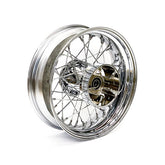 5.00 X 16 Rear Wheel 40 Spokes Chrome Rear Wheels 16 Inch Mcs