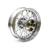 5.00 X 16 Rear Wheel 40 Spokes Chrome Rear Wheels 16 Inch Mcs
