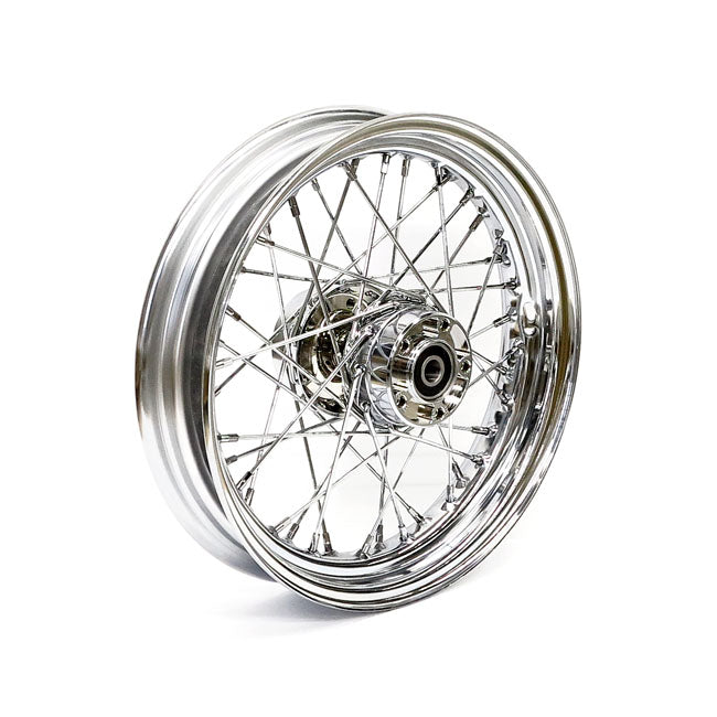3.00 X 16 Rear Wheel 40 Spokes Chrome Rear Wheels 17 Inch Mcs