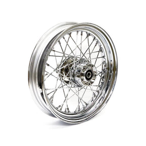 3.00 X 16 Rear Wheel 40 Spokes Chrome Rear Wheels 17 Inch Mcs