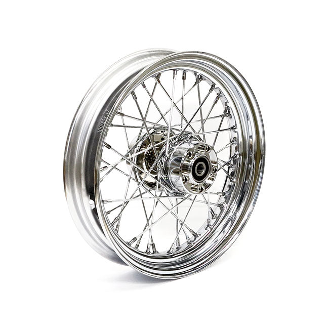 3.00 X 16 Rear Wheel 40 Spokes Chrome Rear Wheels 17 Inch Mcs