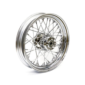 3.00 X 16 Front Wheel 40 Spokes Chrome Front Wheels 16 Inch Mcs