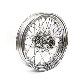3.00 X 16 Front Wheel 40 Spokes Chrome Front Wheels 16 Inch Mcs