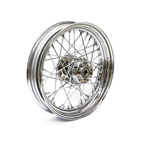 3.00 X 16 Front Wheel 40 Spokes Chrome Front Wheels 16 Inch Mcs