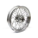 3.00 X 16 Front Wheel 40 Spokes Chrome Front Wheels 16 Inch Mcs