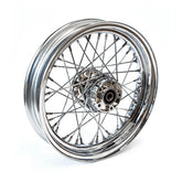 3.00 X 16 Front Wheel 40 Spokes Chrome Front Wheels 16 Inch Mcs