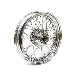 3.00 X 16 Front Wheel 40 Spokes Chrome Front Wheels 16 Inch Mcs