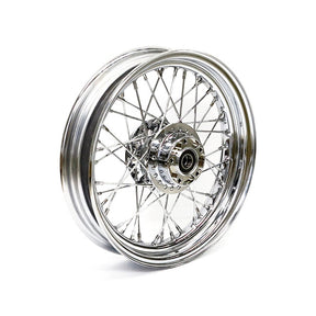 3.00 X 16 Front Wheel 40 Spokes Chrome Front Wheels 16 Inch Mcs