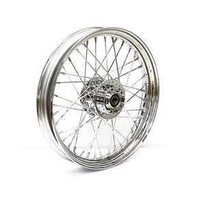 2.50 X 19 Front Wheel 40 Spokes Chrome Front Wheels 19 Inch Mcs