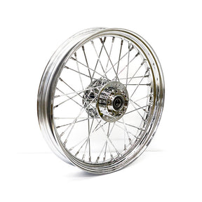 2.50 X 19 Front Wheel 40 Spokes Chrome Front Wheels 19 Inch Mcs