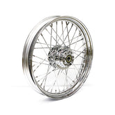 2.50 X 19 Front Wheel 40 Spokes Chrome Front Wheels 19 Inch Mcs