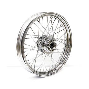 2.50 X 19 Front Wheel 40 Spokes Chrome Front Wheels 19 Inch Mcs
