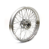 2.50 X 19 Front Wheel 40 Spokes Chrome Front Wheels 19 Inch Mcs