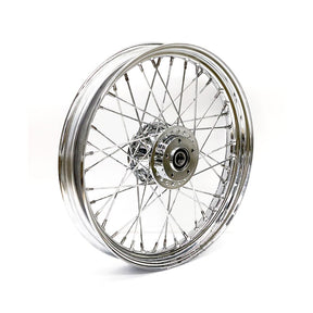 2.50 X 19 Front Wheel 40 Spokes Chrome Front Wheels 19 Inch Mcs