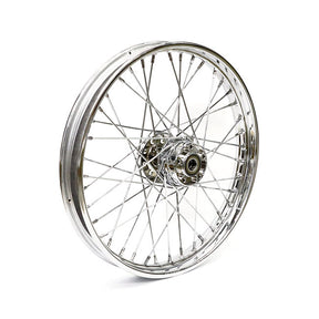 2.15 X 21 Front Wheel 40 Spokes Chrome Front Wheels 21 Inch Mcs