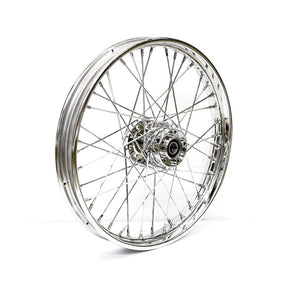 2.15 X 21 Front Wheel 40 Spokes Chrome Front Wheels 21 Inch Mcs